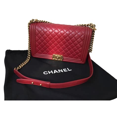 chanel boy bag occasion|pre owned chanel boy bag.